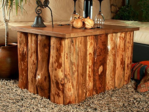 Tisch Truhe Holztruhe Designer Couchtisch Kaffeetisch Holz Kiste Rustikal Unikat Länge: 80 cm Höhe: 45 cm Tiefe: 55