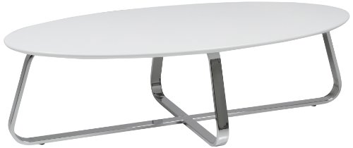 AC Design Furniture Couchtisch Viggo, B: 120 x T:60 x H: 35 cm, MDF, Weiss