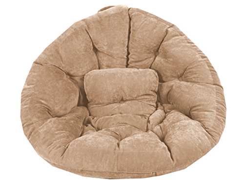 Meerweh Magic Seat Relaxsessel XXL circa 215 cm Velour, grau, 215 x 105 x 12 cm, 74062