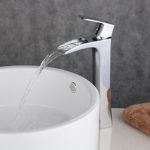 Beelee Wasserfall Messing Bad Armatur Waschtischarmatur Einhebelmischer Wasserhahn Badarmaturen armaturen…