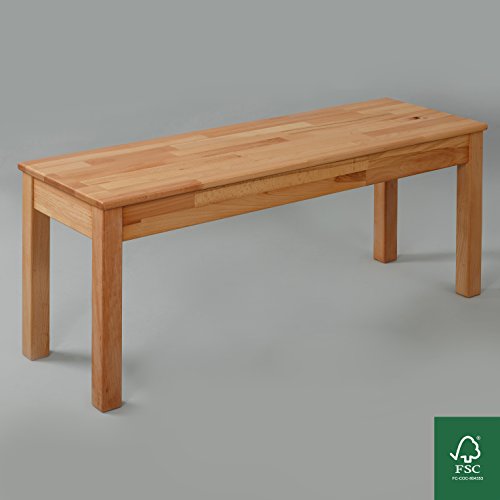 Krok Wood Sitzbank Tomas aus Massivholz (Buche, 100 x 35 x 45 cm)