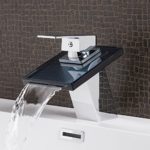 Wasserhahn New York Black Wasserfall Waschtisch Armatur Waschtischarmatur Waschbecken Waschbeckenarmatur Badezimmer…