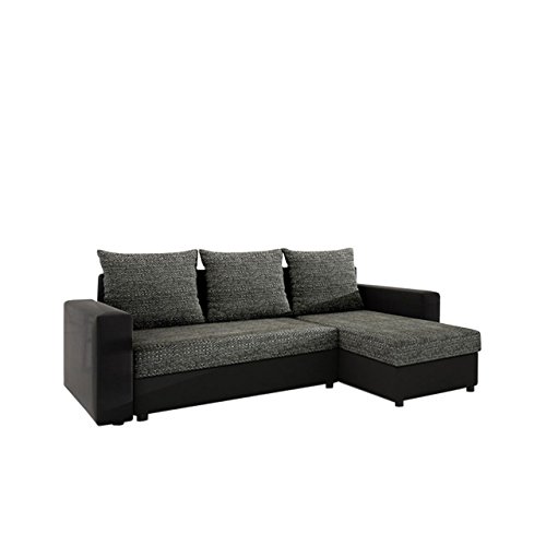 Mirjan24 Ecksofa Top Lux! Sofa Eckcouch Couch! mit Schlaffunktion und Zwei Bettkasten! Ottomane Universal, L-Form Couch…