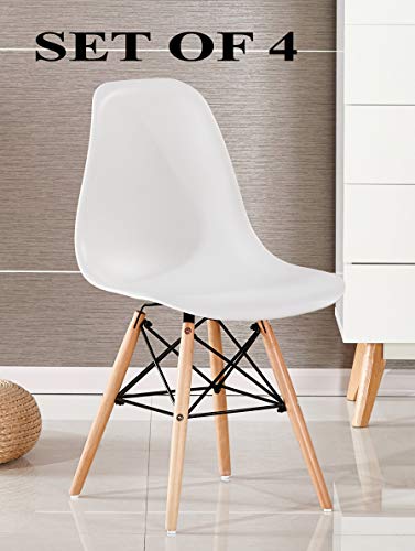 MCC Retro Design Stühle LIA im 4er Set, Eiffelturm inspirierter Style für Küche, Büro, Lounge, Konferenzzimmer etc., 6…