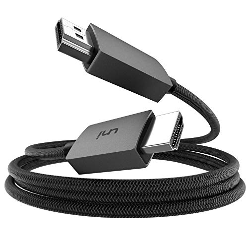 uni 4K HDMI Kabel 2m, geflochtenes HDMI 2.0 Kabel, kompatibel mit 3D, Ethernet 18Gbps, Full HD, 1080p, HDR, PS5, PS4…