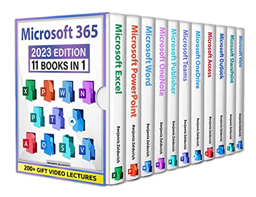 Microsoft 365: 11 Books in 1: The Ultimate All-in-One Bible to Master Excel, Word, PowerPoint, Outlook, OneNote…